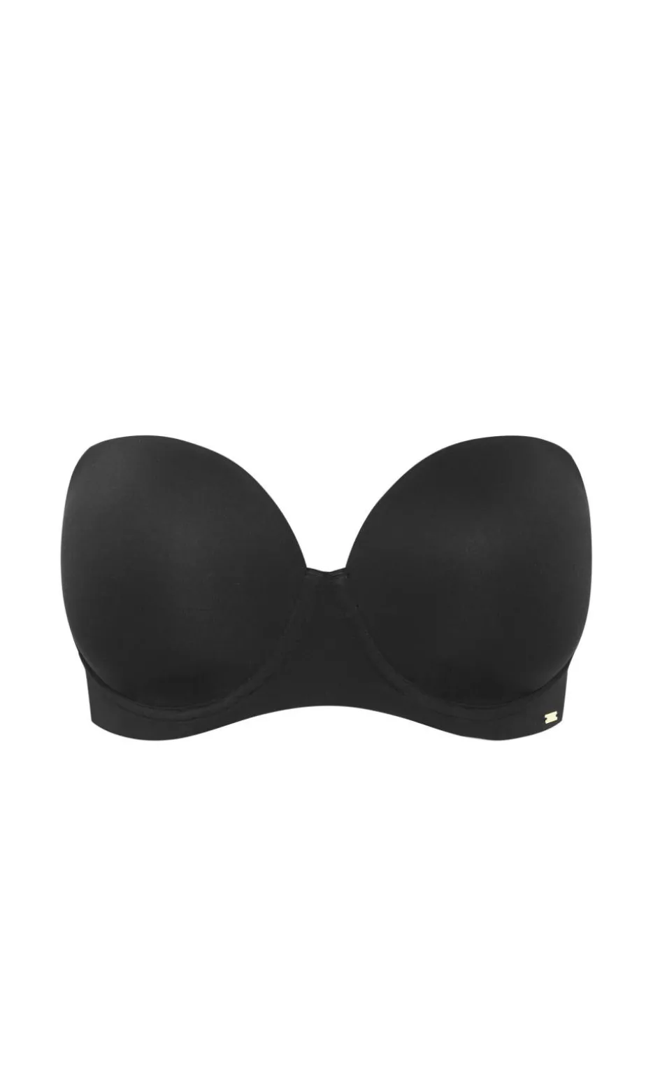 Luxe Microfibre Strapless Bra - black