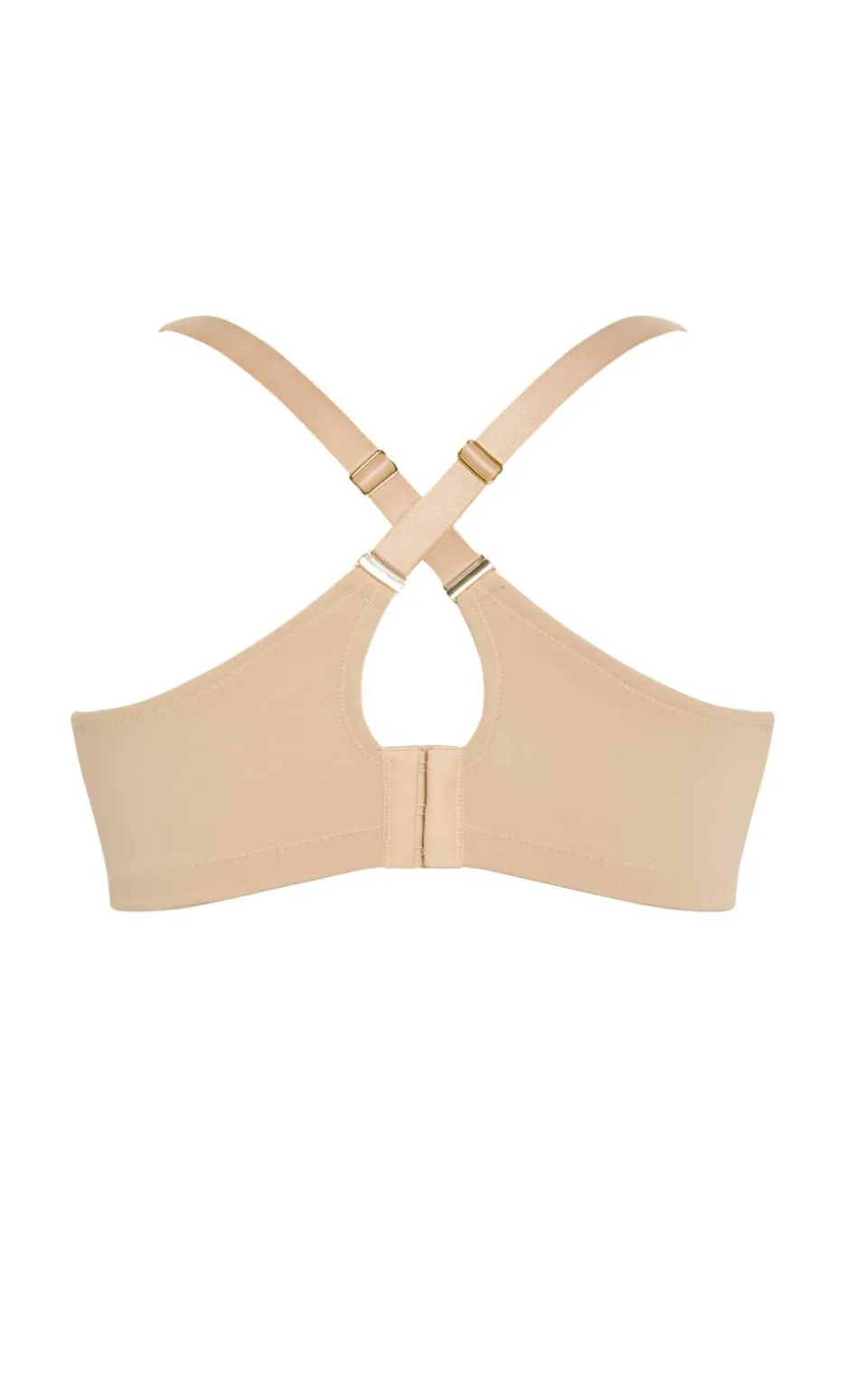Luxe Microfibre Wireless Bra - cafe