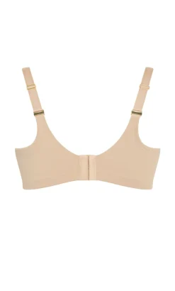 Luxe Microfibre Wireless Bra - cafe