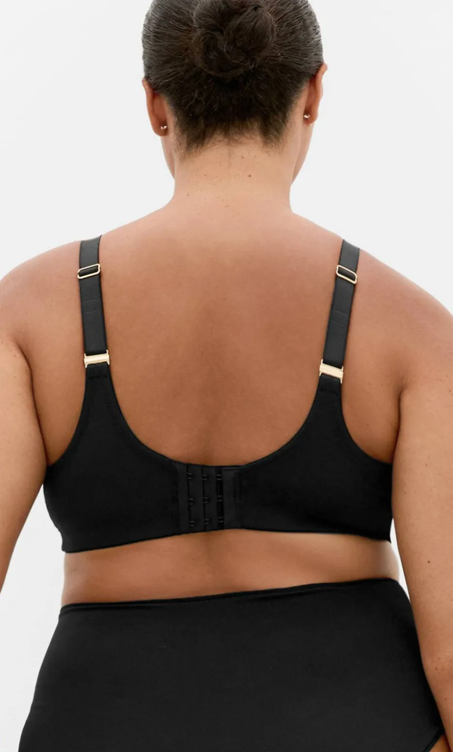 Luxe Microfibre Wireless Bra - black