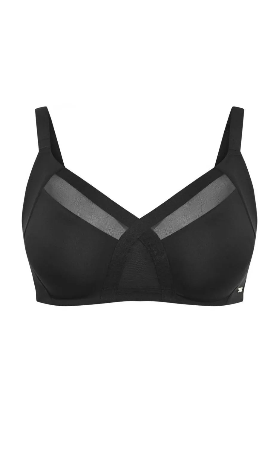 Luxe Microfibre Wireless Bra - black