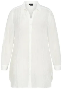 Maci Tunic Shirt - ivory