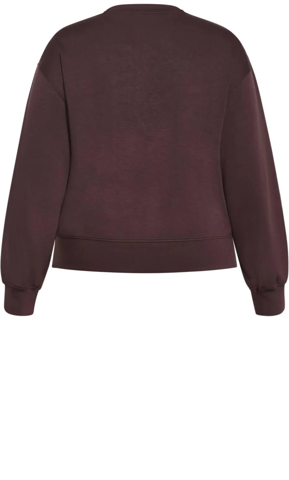 Mae Crew Neck Sweatshirt - espresso