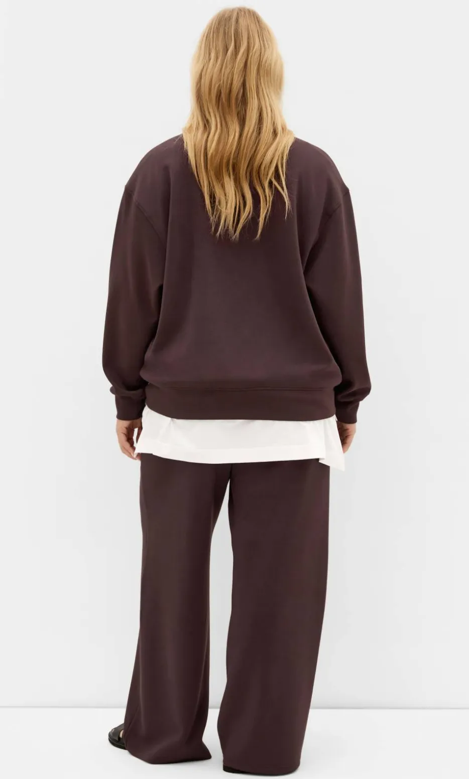 Mae Crew Neck Sweatshirt - espresso