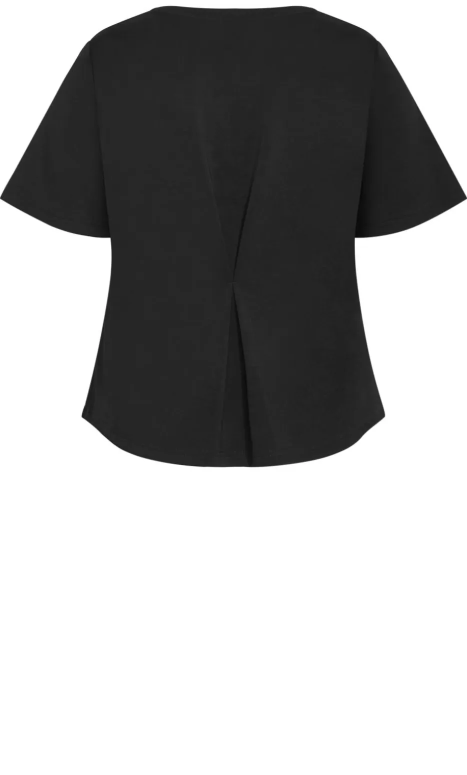 Mae Short Sleeve Sweat Top - black