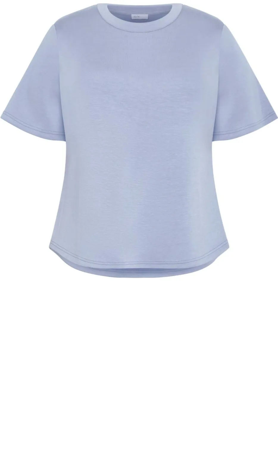 Mae Short Sleeve Sweat Top - dusty blue