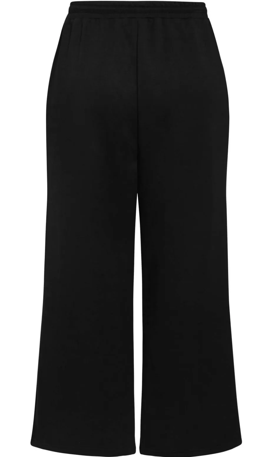 Mae Wide Leg Track Pant - black