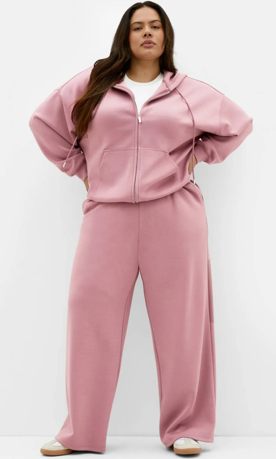 Mae Zip Hoodie - dusty rose