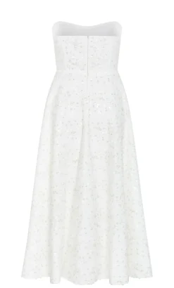 Magnetise Strapless Maxi Dress - ivory