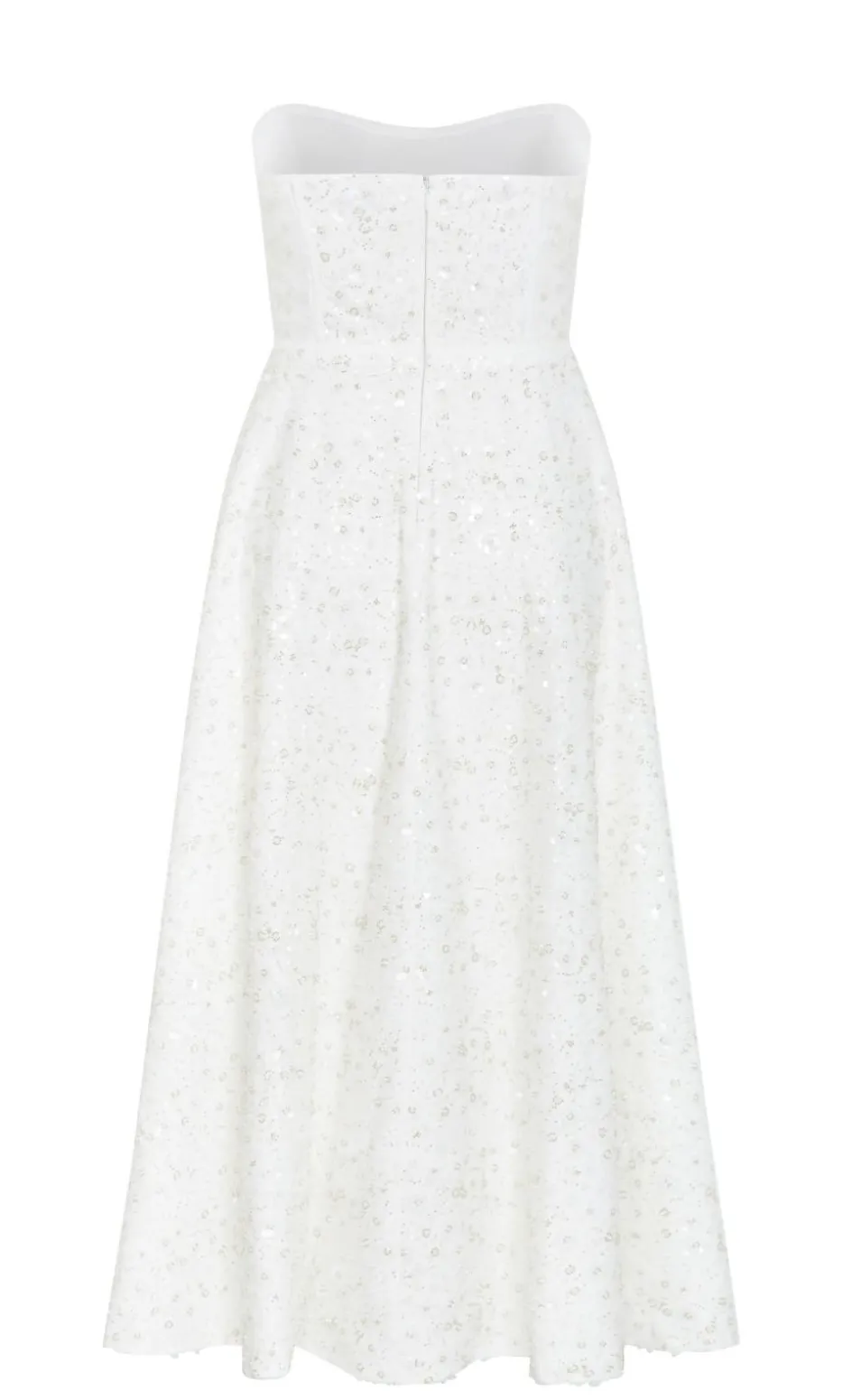 Magnetise Strapless Maxi Dress - ivory