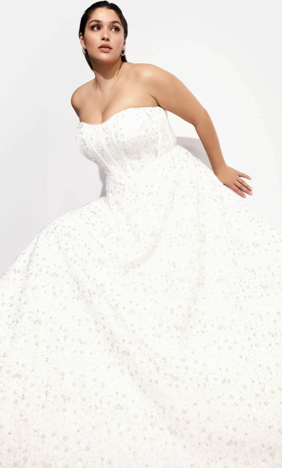 Magnetise Strapless Maxi Dress - ivory