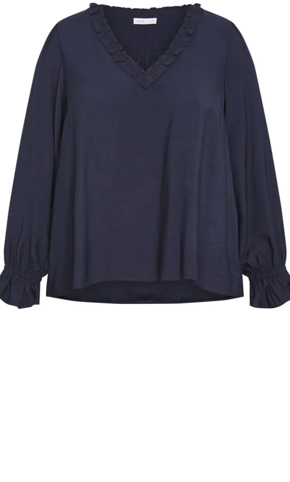 Maree Long Sleeve Top - navy