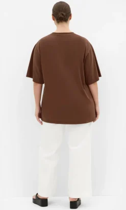 Martini Cotton Tee - chocolate