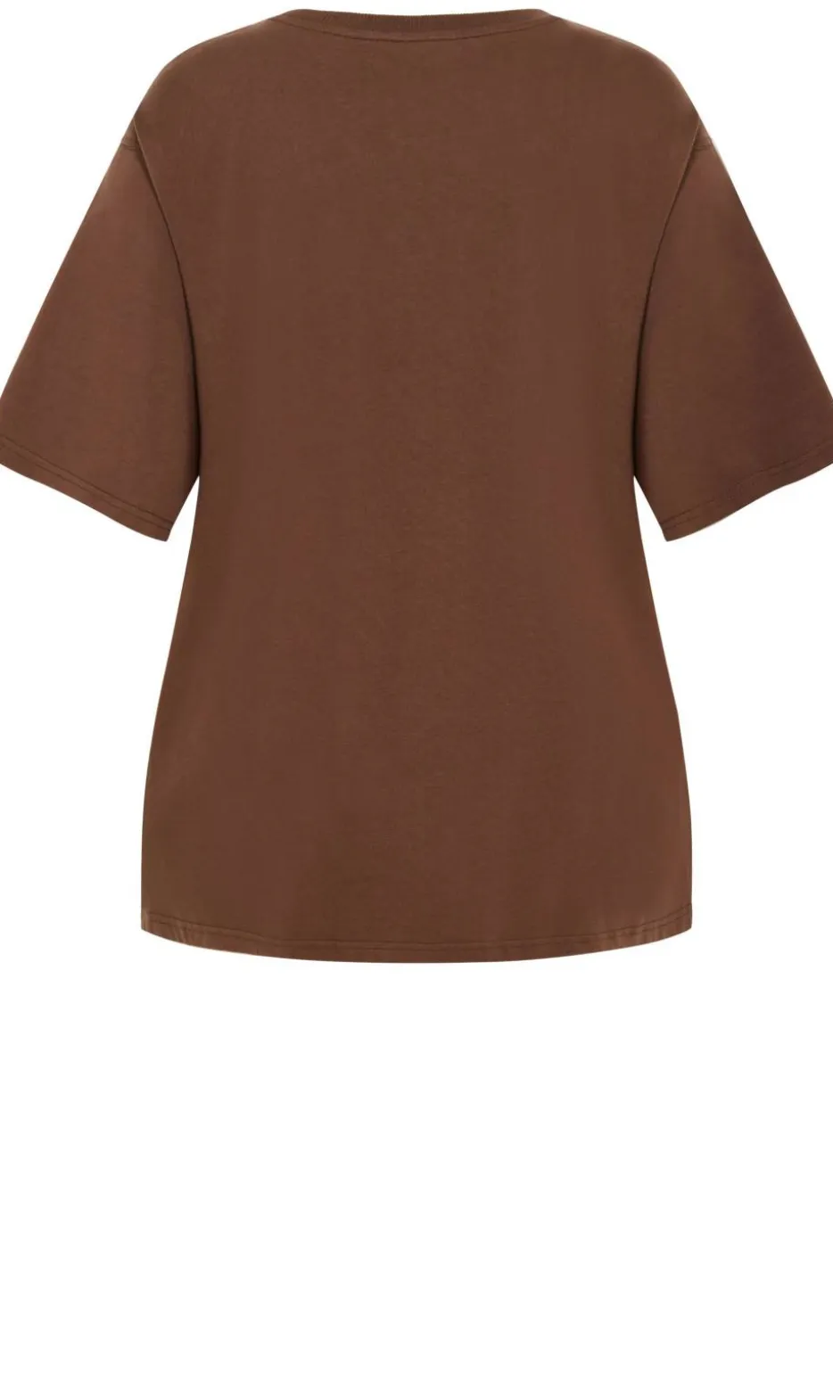 Martini Cotton Tee - chocolate
