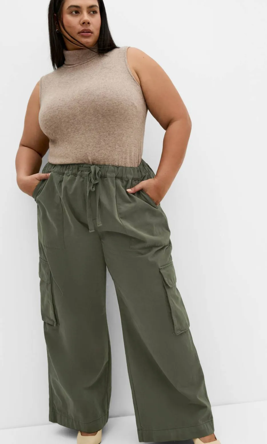Milly Cargo Pant - khaki