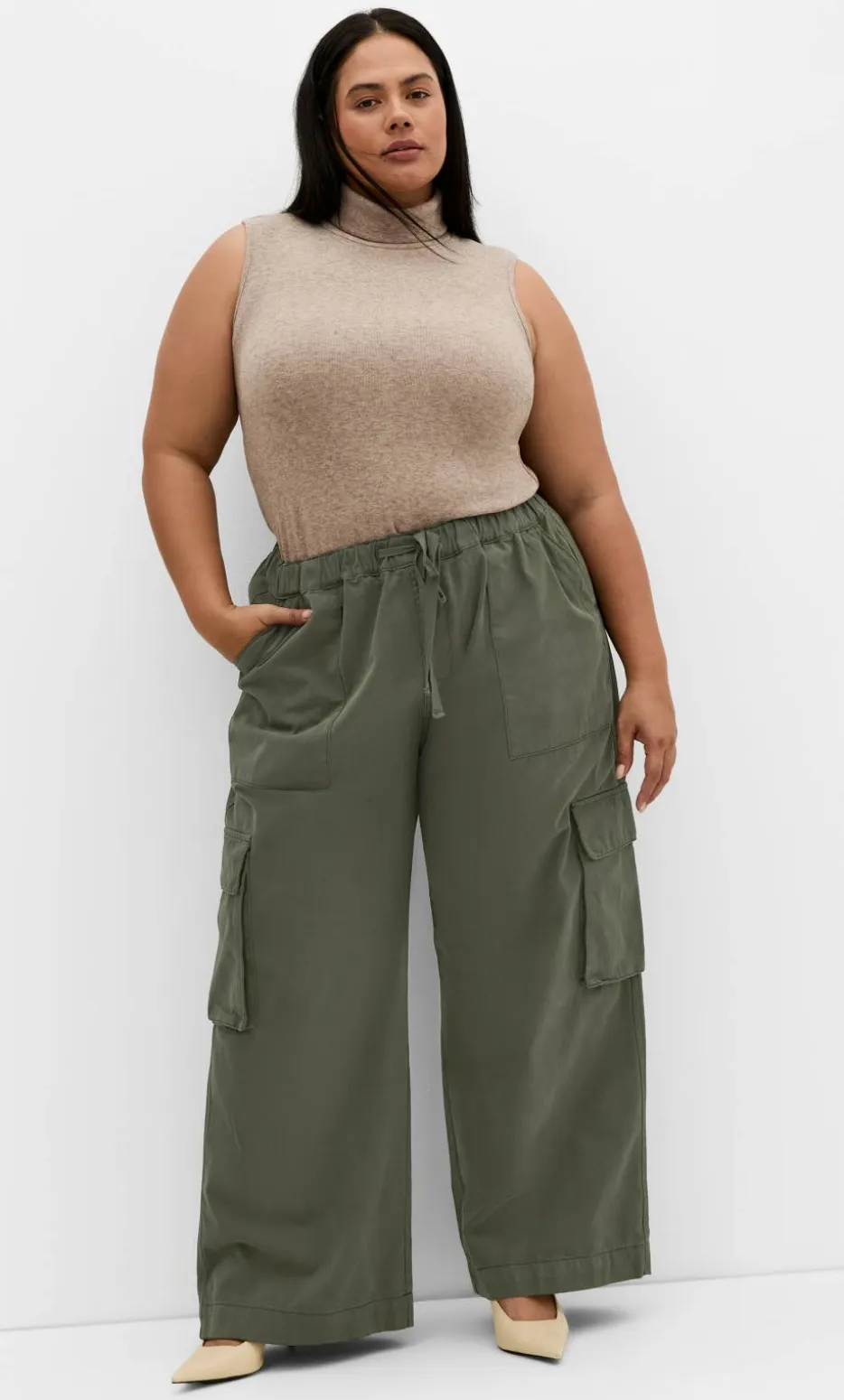 Milly Cargo Pant - khaki