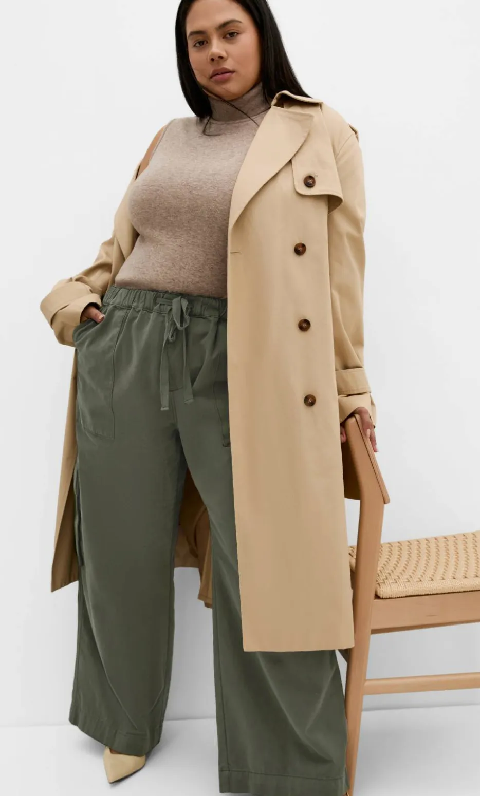 Milly Cargo Pant - khaki