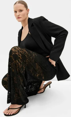 Nylah Lace Pant - black
