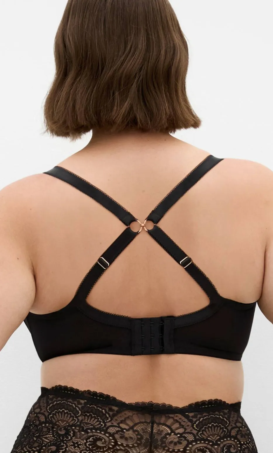 Ophelia Push Up Bra - black