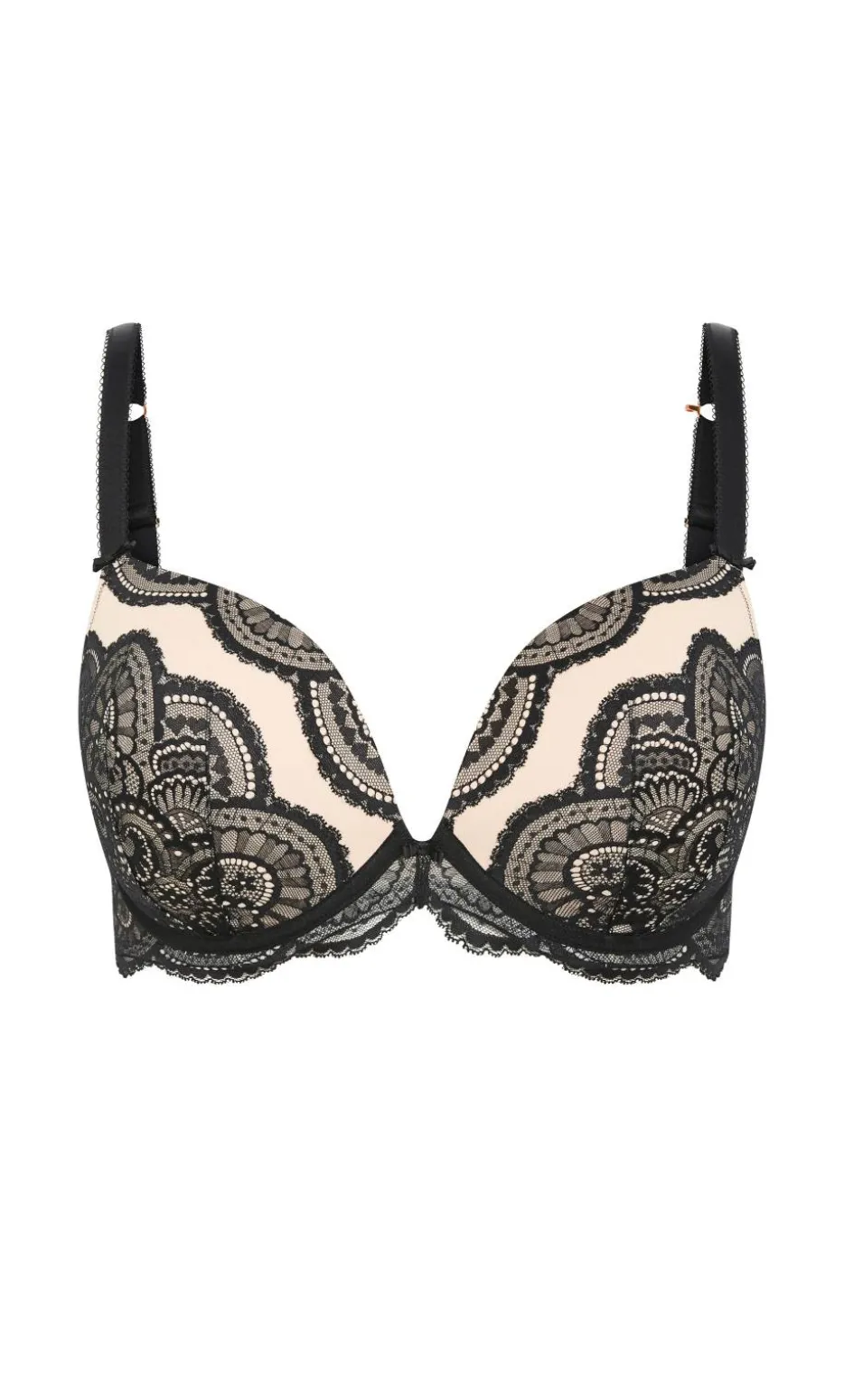Ophelia Push Up Bra - black