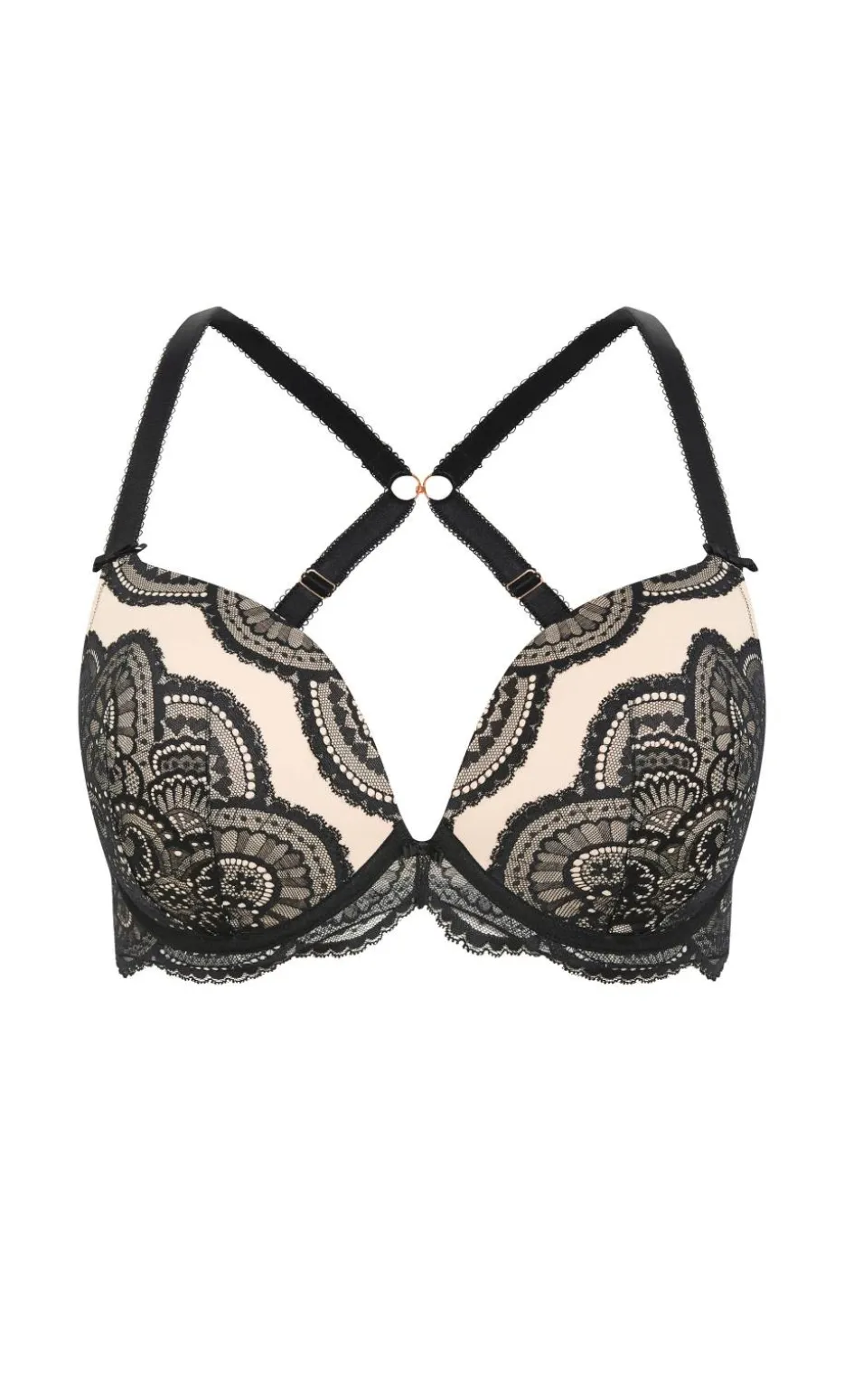 Ophelia Push Up Bra - black