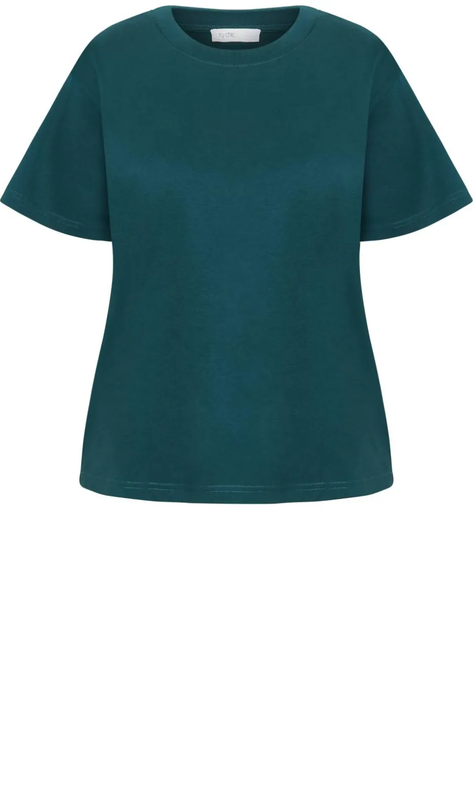 Oversized Crew Neck Tee - deep teal