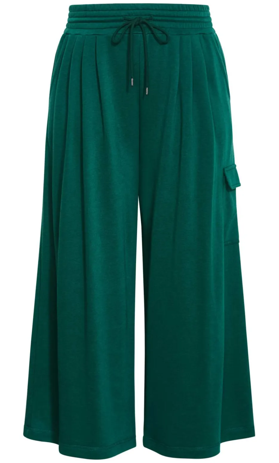 Paige Pocket Wide Leg Track Pant - varsity green