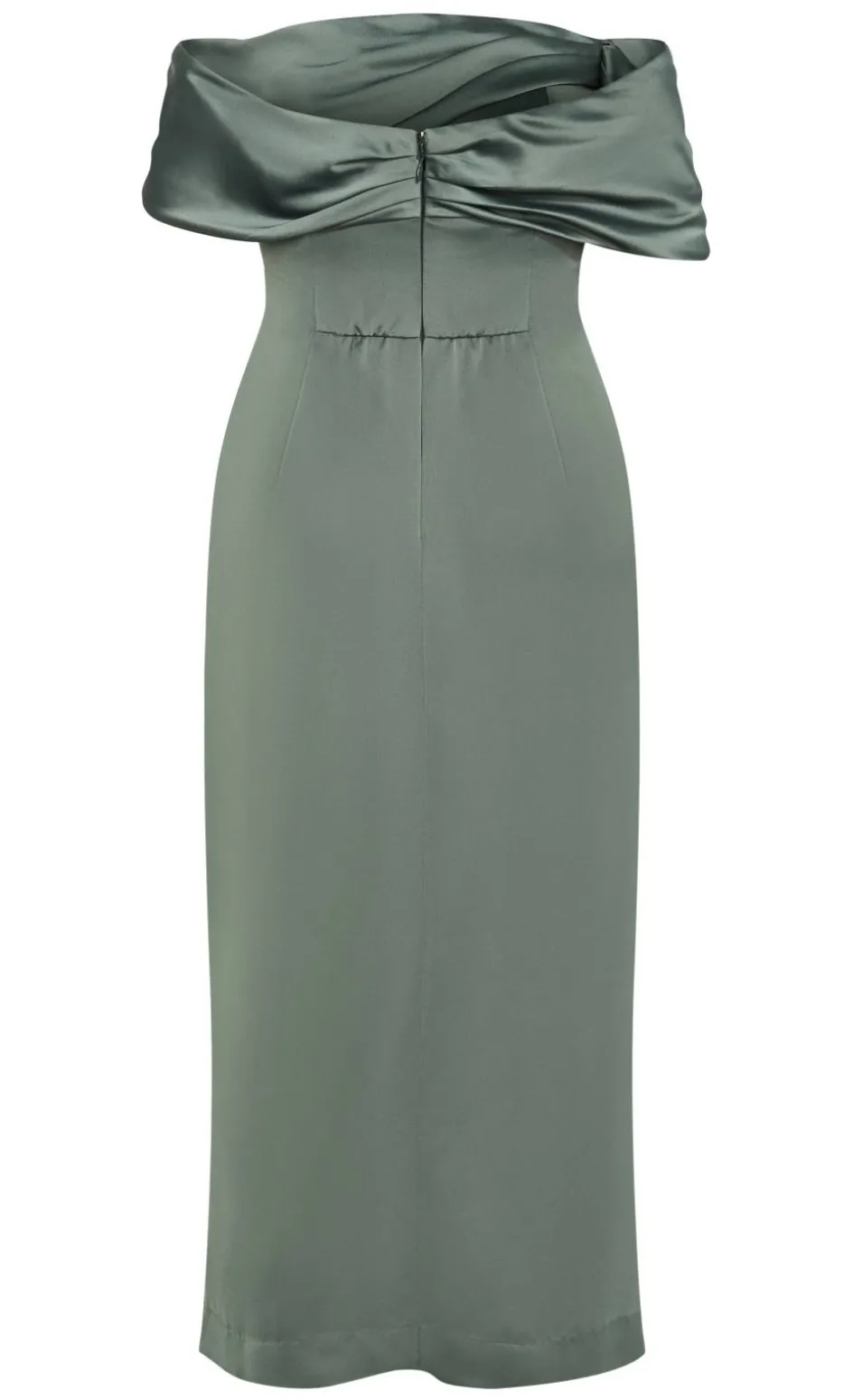 Paloma Off Shoulder Maxi Dress - sage