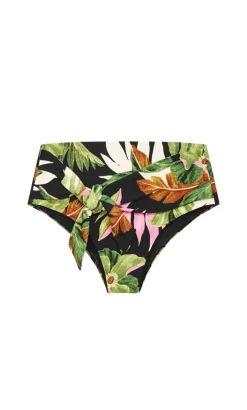 Paradiso Print Bikini Brief - black