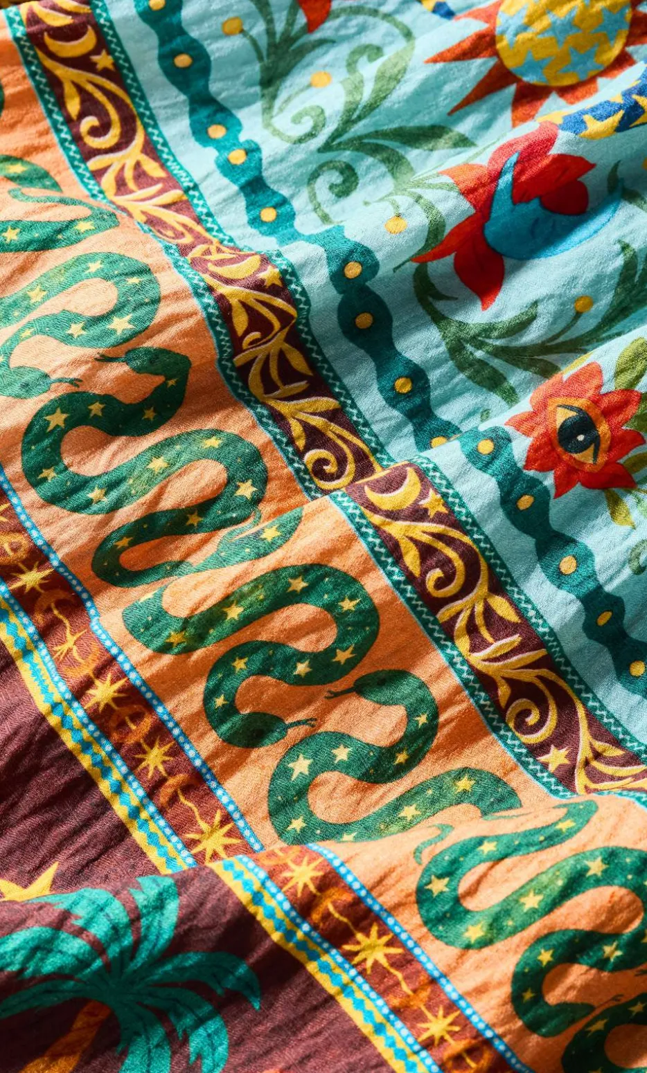 Paradiso Print Midi Skirt - alpine green