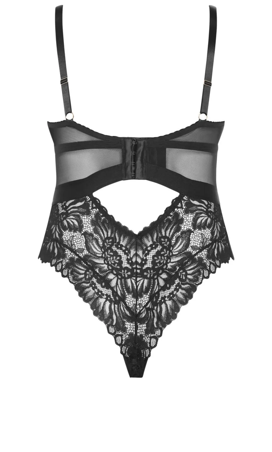 Paris Underwire Bodysuit - black