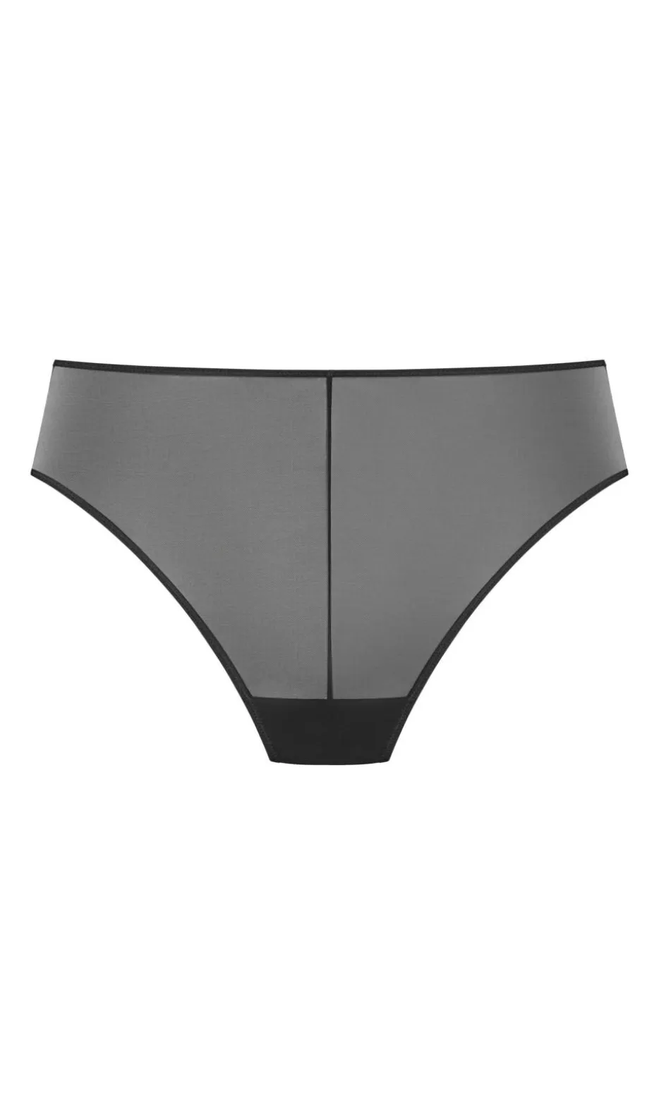 Poppy Hi Waist Cheeky Brief - black