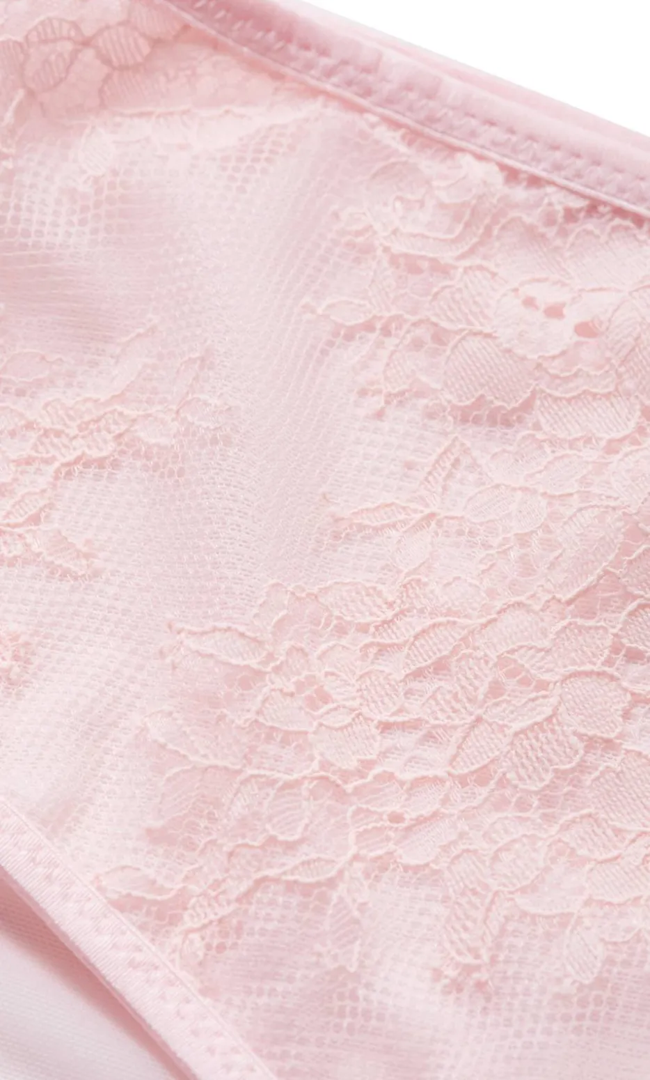 Poppy Hi Waist Cheeky Brief - pink icing