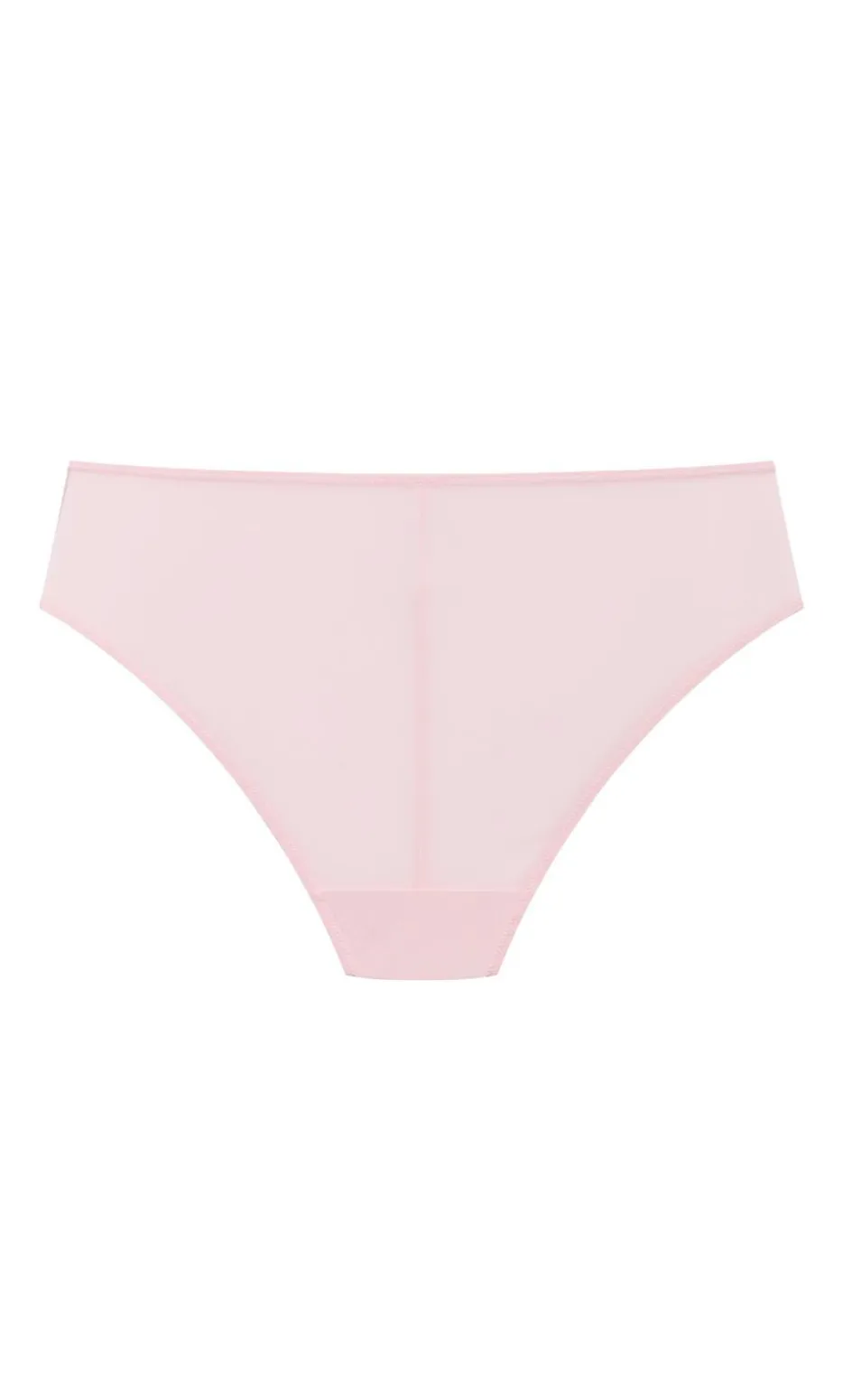 Poppy Hi Waist Cheeky Brief - pink icing