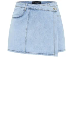 Raya Denim Skort - light wash