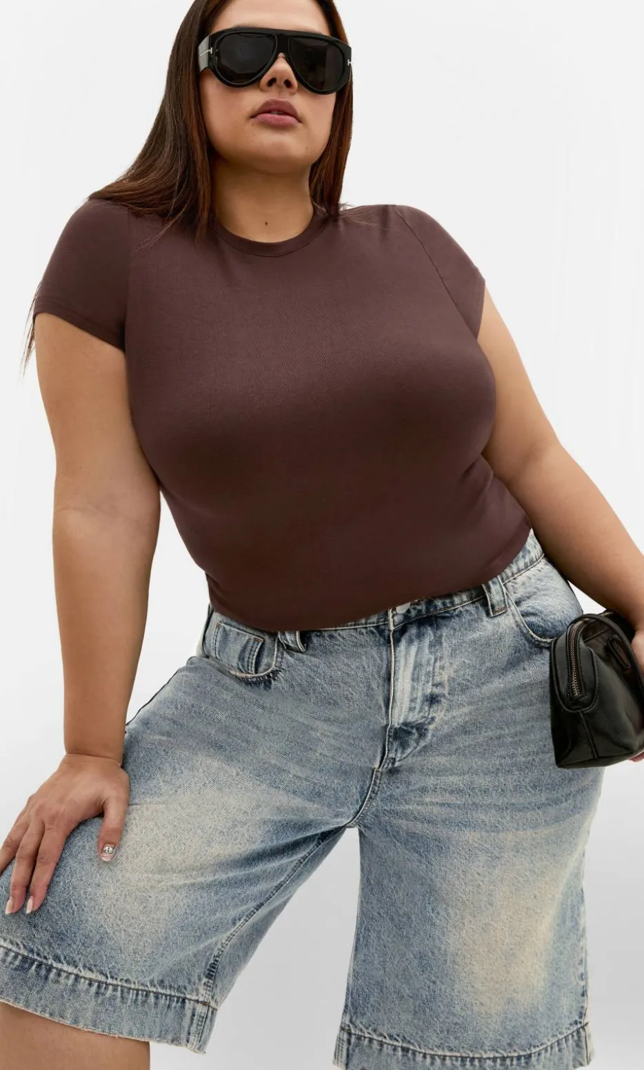 Relaxed Fit Jaz Denim Jort - vintage wash