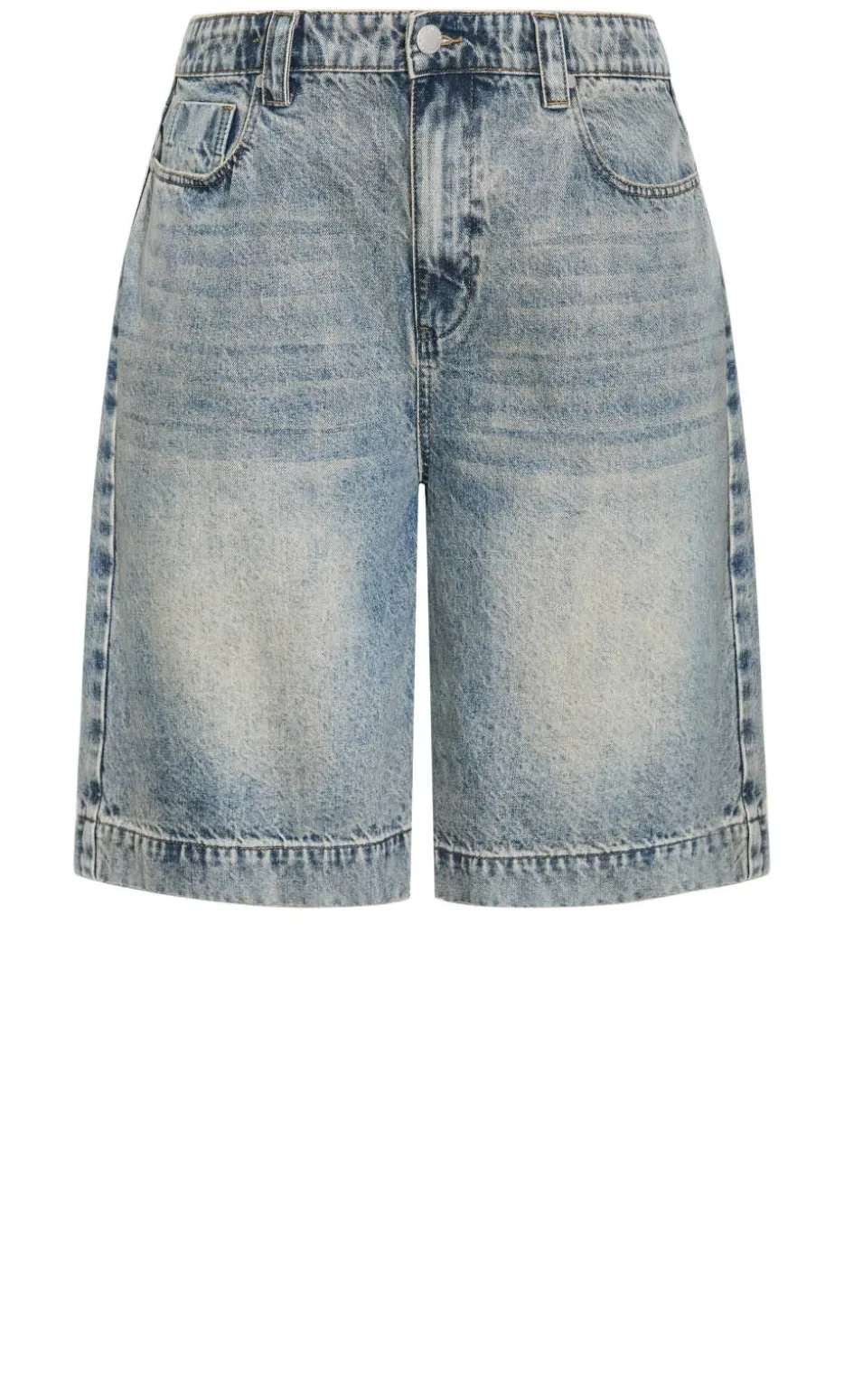 Relaxed Fit Jaz Denim Jort - vintage wash
