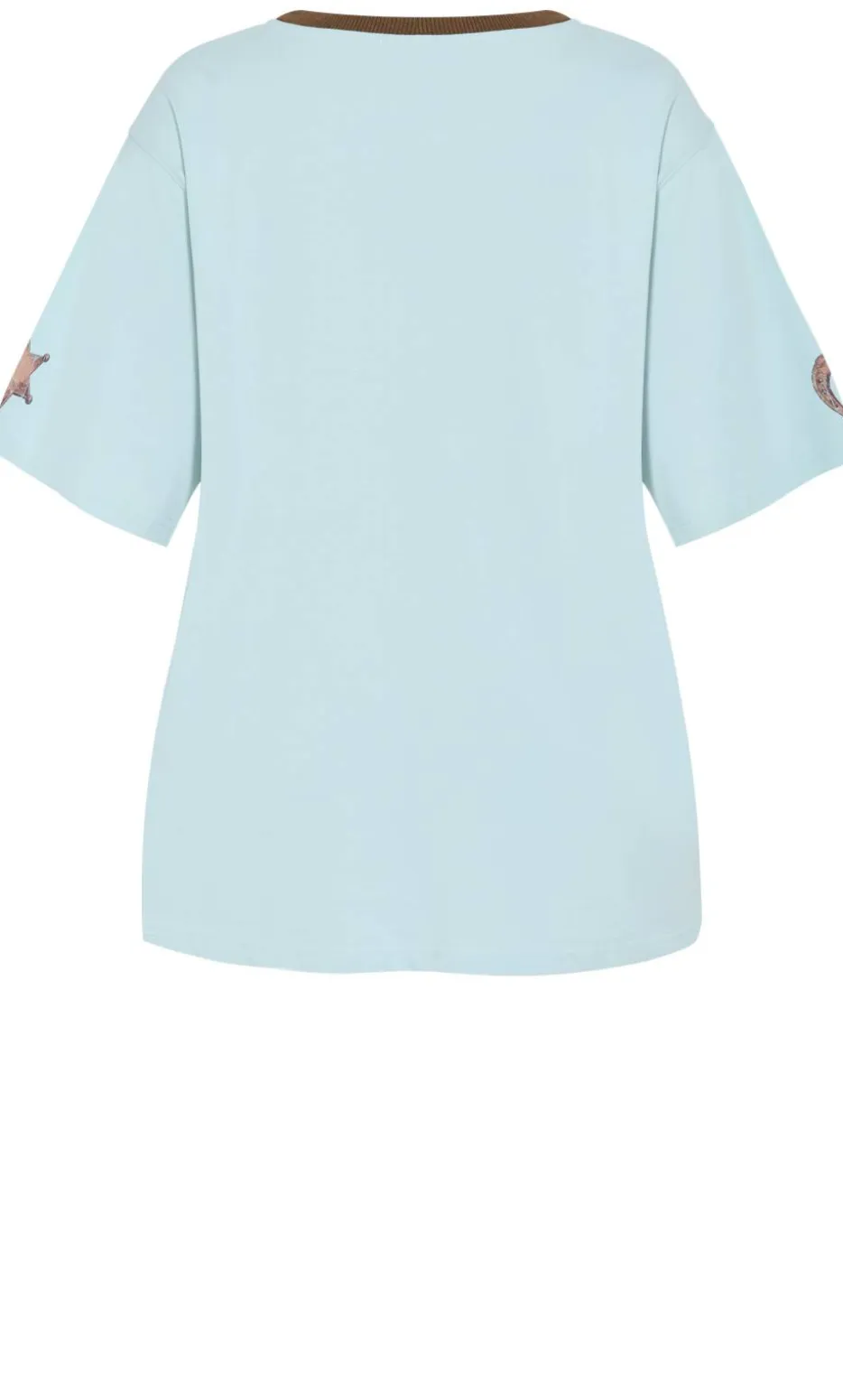Run Free Oversized Cotton Tee - peppermint