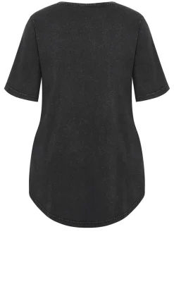 Ryan Cotton Tee - black wash