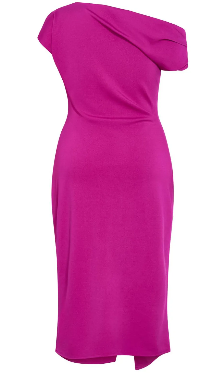 Sassy Off Shoulder Dress - magenta