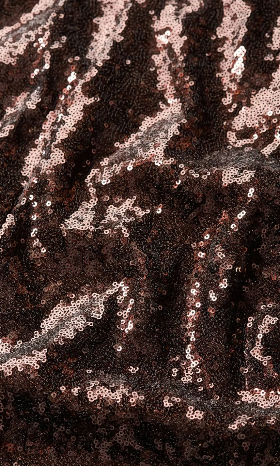 Sequin Off Shoulder Maxi Dress - chocolate
