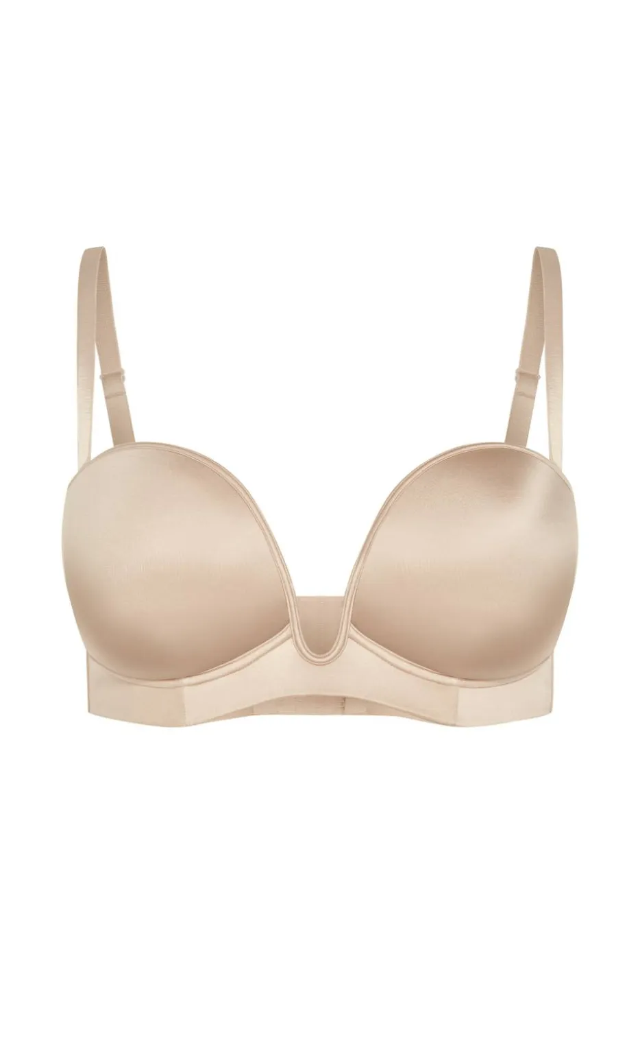Shapely Plunge Bra - latte