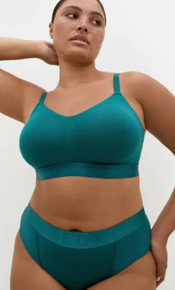 Signature CCX Wireless Bra - emerald