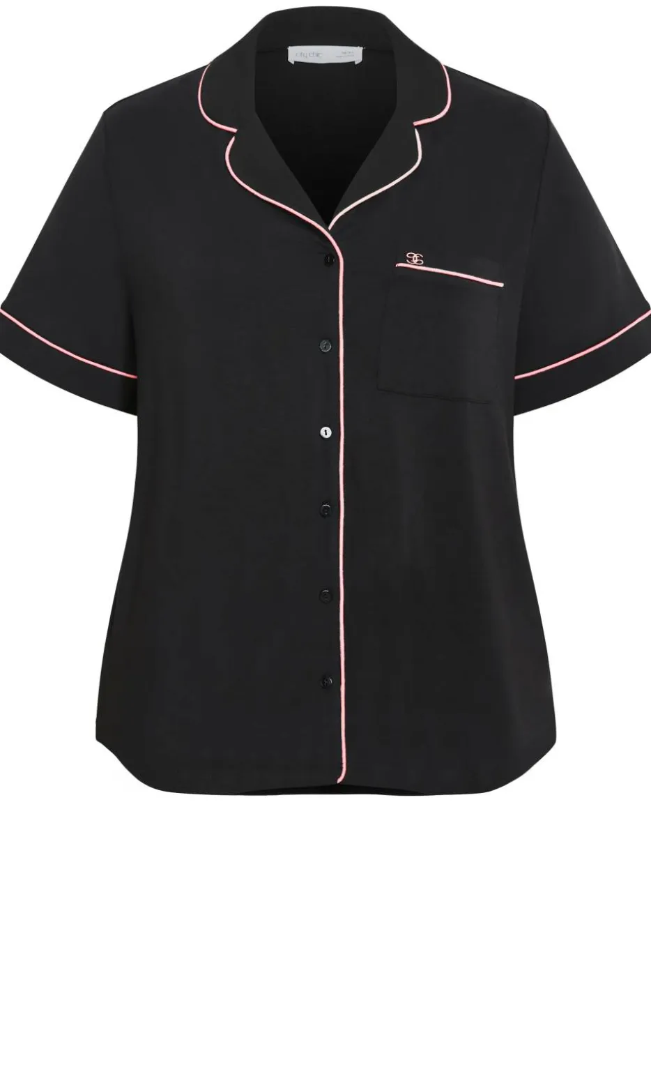 Signature Pyjama Shirt - black