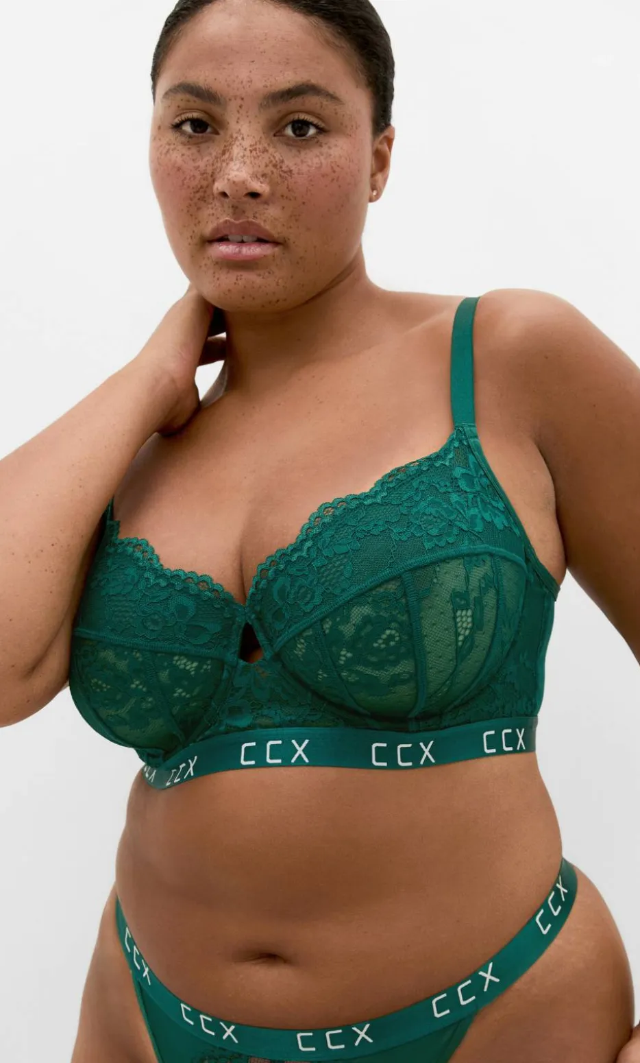 Signature Underwire Bra - emerald