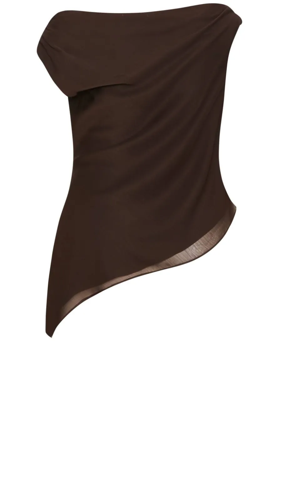Skyla Off Shoulder Top - chocolate