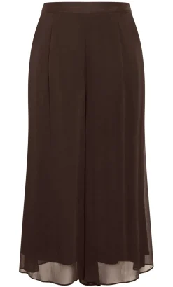 Skyla Wide Leg Pant - chocolate