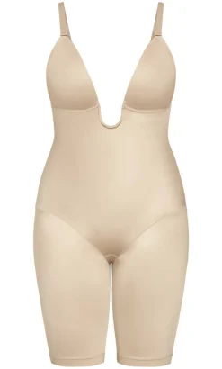 Smooth & Chic Plunge Bodyshaper - latte