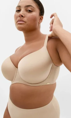Smooth & Chic T-Shirt Bra - latte