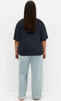 Soho Cotton Tee - navy